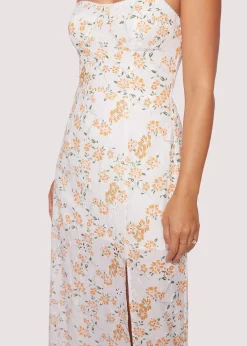 Lost + Wander Dresses*Acropolis Hills Maxi Dress WHITE-ORANGE-FLORAL