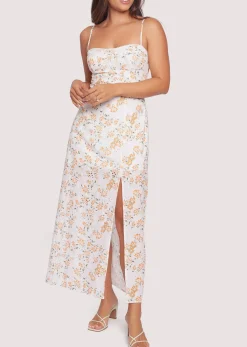 Lost + Wander Dresses*Acropolis Hills Maxi Dress WHITE-ORANGE-FLORAL