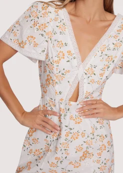 Lost + Wander Dresses*Acropolis Hills Mini Dress WHITE-ORANGE-FLORAL
