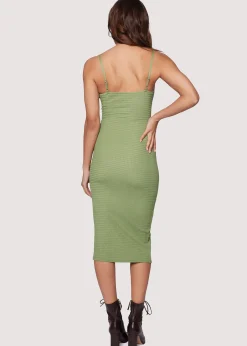 Lost + Wander Dresses*Agave Nectar Midi Dress GREEN