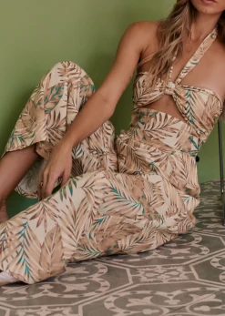 Lost + Wander Romper and Jumpsuits*Anafi Palm Jumpsuit IVORY