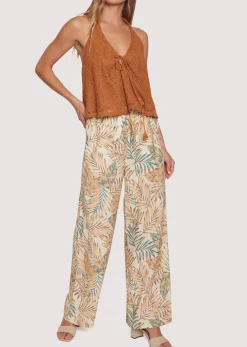 Lost + Wander Pants and Shorts*Anafi Palm Pants IVORY