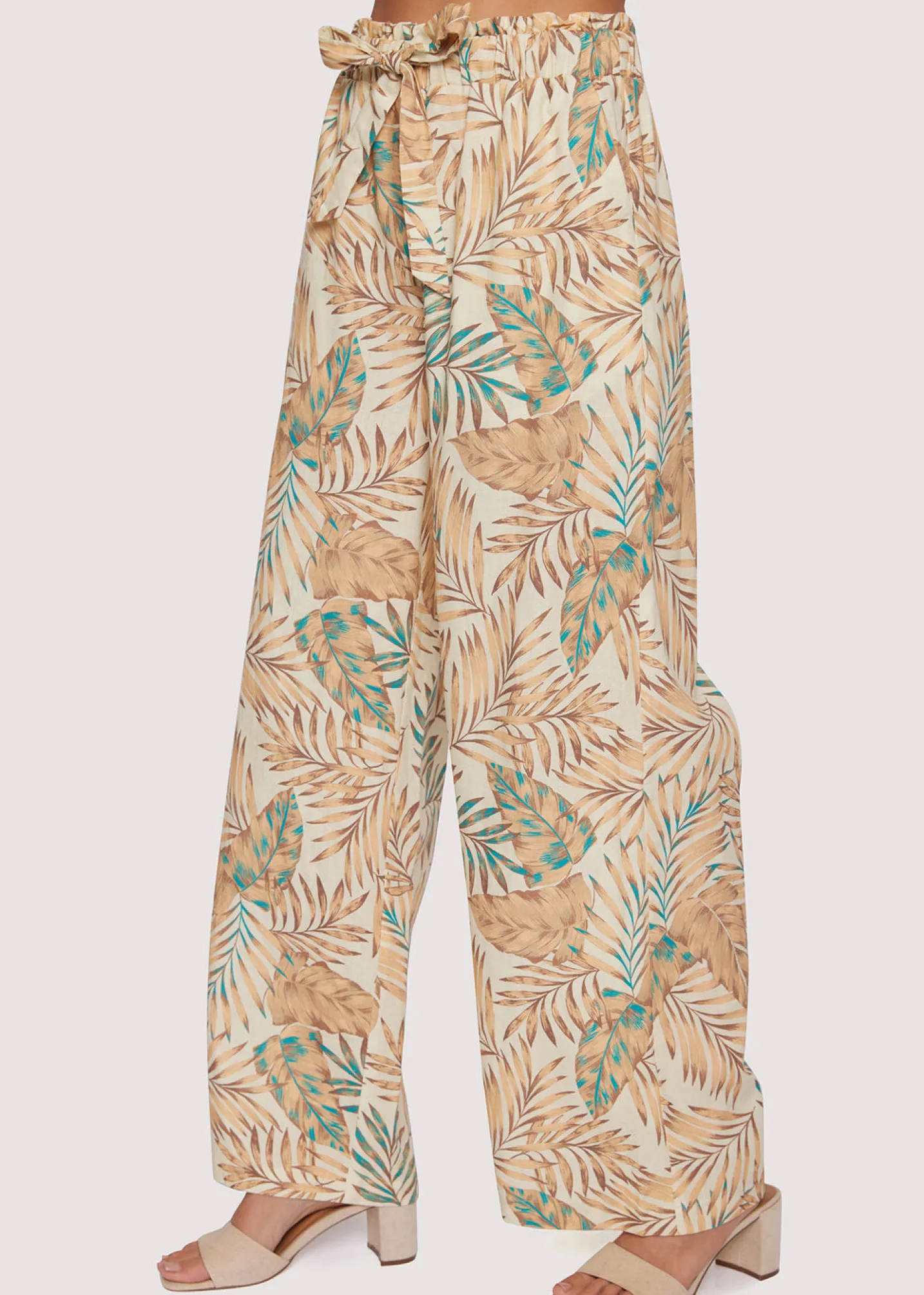 Lost + Wander Pants and Shorts*Anafi Palm Pants IVORY