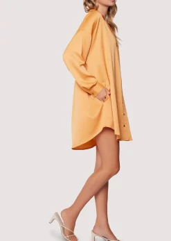 Lost + Wander Sets* Sunset Shirt Dress APRICOT