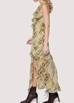 Lost + Wander Dresses*Arroyo Willow Maxi Dress GREEN-MULTI