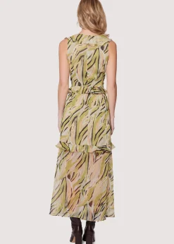 Lost + Wander Dresses*Arroyo Willow Maxi Dress GREEN-MULTI