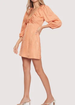 Lost + Wander Dresses*Beach Peach Mini Dress PEACH-ORANGE