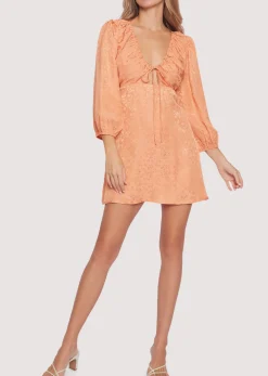 Lost + Wander Dresses*Beach Peach Mini Dress PEACH-ORANGE
