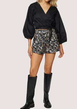 Lost + Wander Tops*Before Dawn Wrap Top BLACK