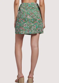 Lost + Wander Skirts*Big Sur Mini Skirt GREENFLORAL