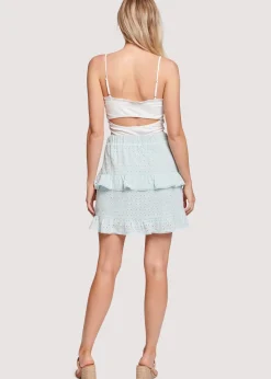 Lost + Wander Skirts*Blissful Blues Mini Skirt