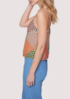 Lost + Wander Tops*Blissful Mesa Cami Top ORANGE-MULTI