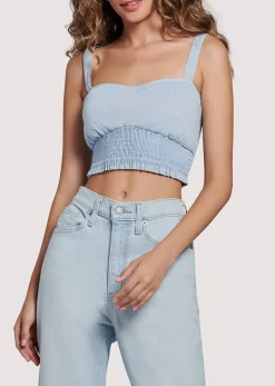 Lost + Wander Sets* Lagoon Crop Top BLUE