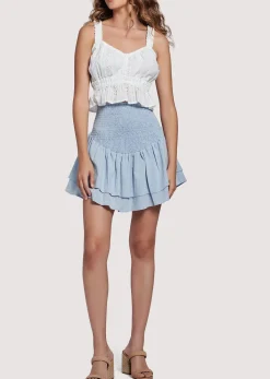 Lost + Wander Skirts* Lagoon Mini Skirt BLUE