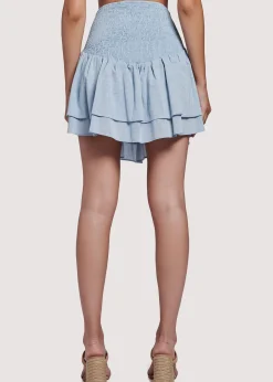Lost + Wander Skirts* Lagoon Mini Skirt BLUE