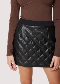 Lost + Wander Skirts*Bring On The Night Mini Skirt BLACK
