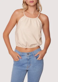 Lost + Wander Tops*Brunch Affair Crop Top CREAM