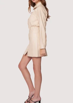 Lost + Wander Dresses*Brunch Affair Shirt Dress CREAM