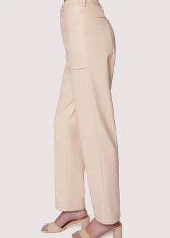 Lost + Wander Pants and Shorts*Brunch Affair Straight Leg Pants CREAM