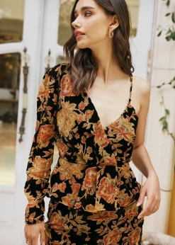 Lost + Wander Tops*Cabin Hideaway Top BLACK-FLORAL