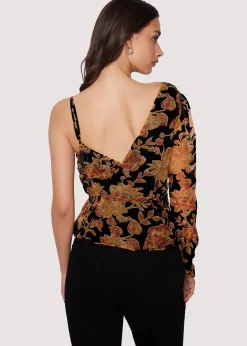 Lost + Wander Tops*Cabin Hideaway Top BLACK-FLORAL