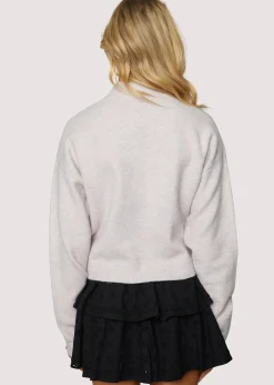 Lost + Wander Sweaters*Cassie Mock Neck PASTEL-MELANGE