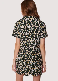 Lost + Wander Sets*Chamomile Hills Short Sleeve Top BLACK-WHITE-FLORAL