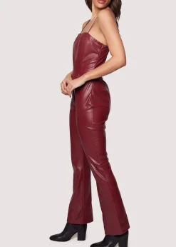 Lost + Wander Romper and Jumpsuits*Crimson Holly Jumpsuit MERLOT