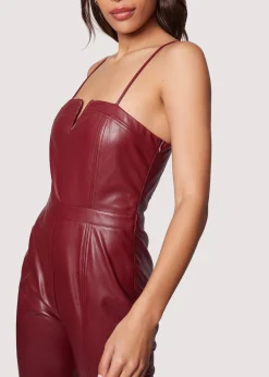 Lost + Wander Romper and Jumpsuits*Crimson Holly Jumpsuit MERLOT