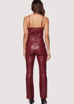 Lost + Wander Romper and Jumpsuits*Crimson Holly Jumpsuit MERLOT