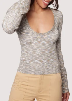 Lost + Wander Sweaters*Daryn Bell Sleeve Sweater AGAVE