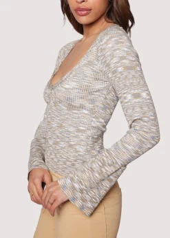 Lost + Wander Sweaters*Daryn Bell Sleeve Sweater AGAVE