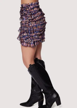 Lost + Wander Skirts*Dream Light Mini Skirt PURPLEBLACK