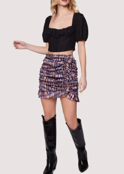 Lost + Wander Sets*Dream Light Mini Skirt PURPLEBLACK