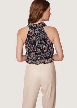 Lost + Wander Sets*Eclipse Of The Heart Top BLACK-CREAM-FLORAL