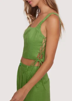 Lost + Wander Tops*Elia Top GARDEN-GREEN