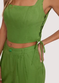 Lost + Wander Tops*Elia Top GARDEN-GREEN