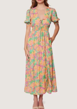 Lost + Wander Dresses*Eternal Lights Maxi Dress PEACHMULTI