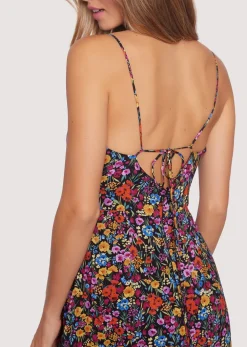 Lost + Wander Dresses*Flora Garden Maxi Dress BLACK-LAVENDER