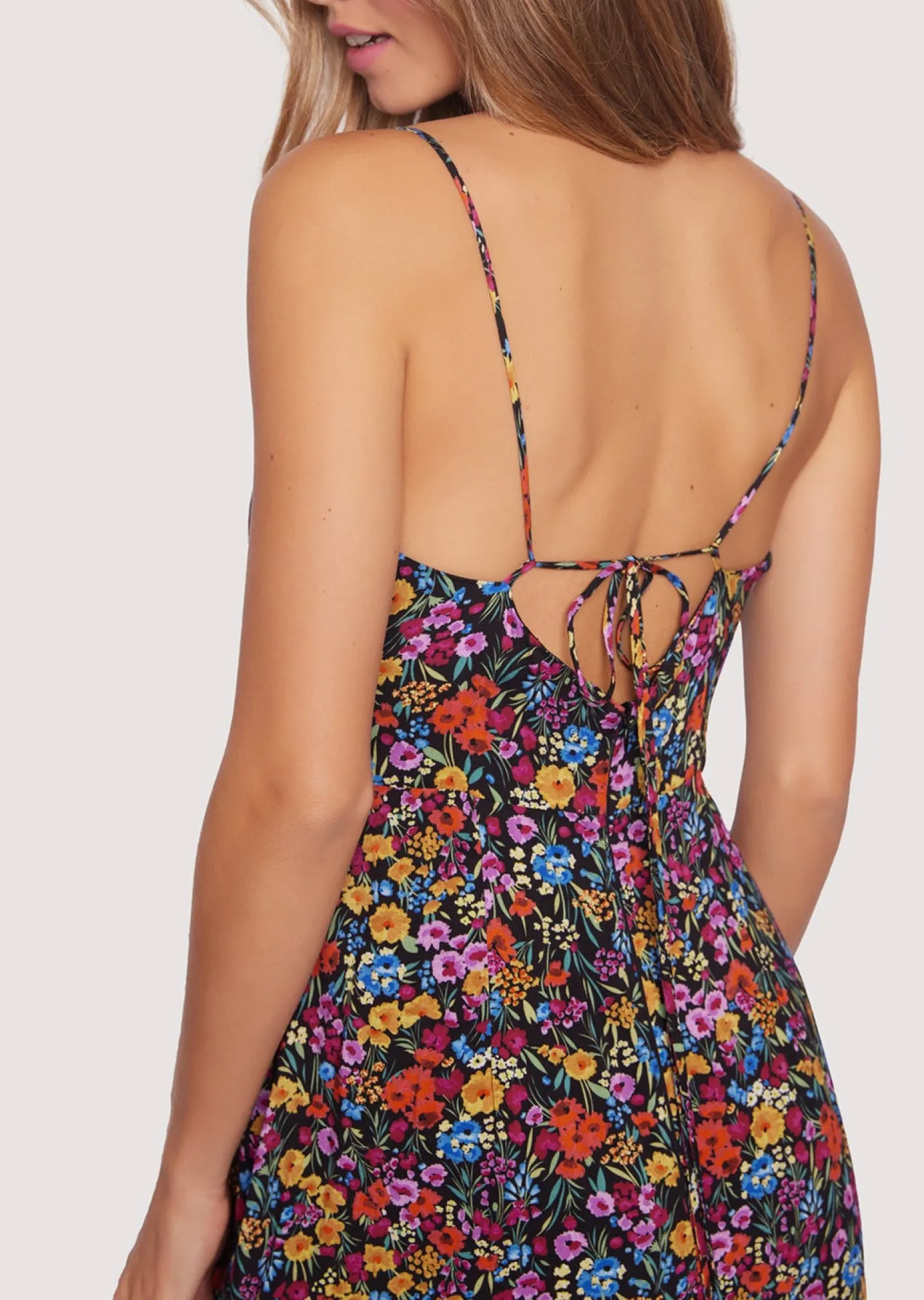 Lost + Wander Dresses*Flora Garden Maxi Dress BLACK-LAVENDER