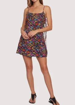 Lost + Wander Dresses*Flora Garden Mini Dress BLACK-LAVENDER