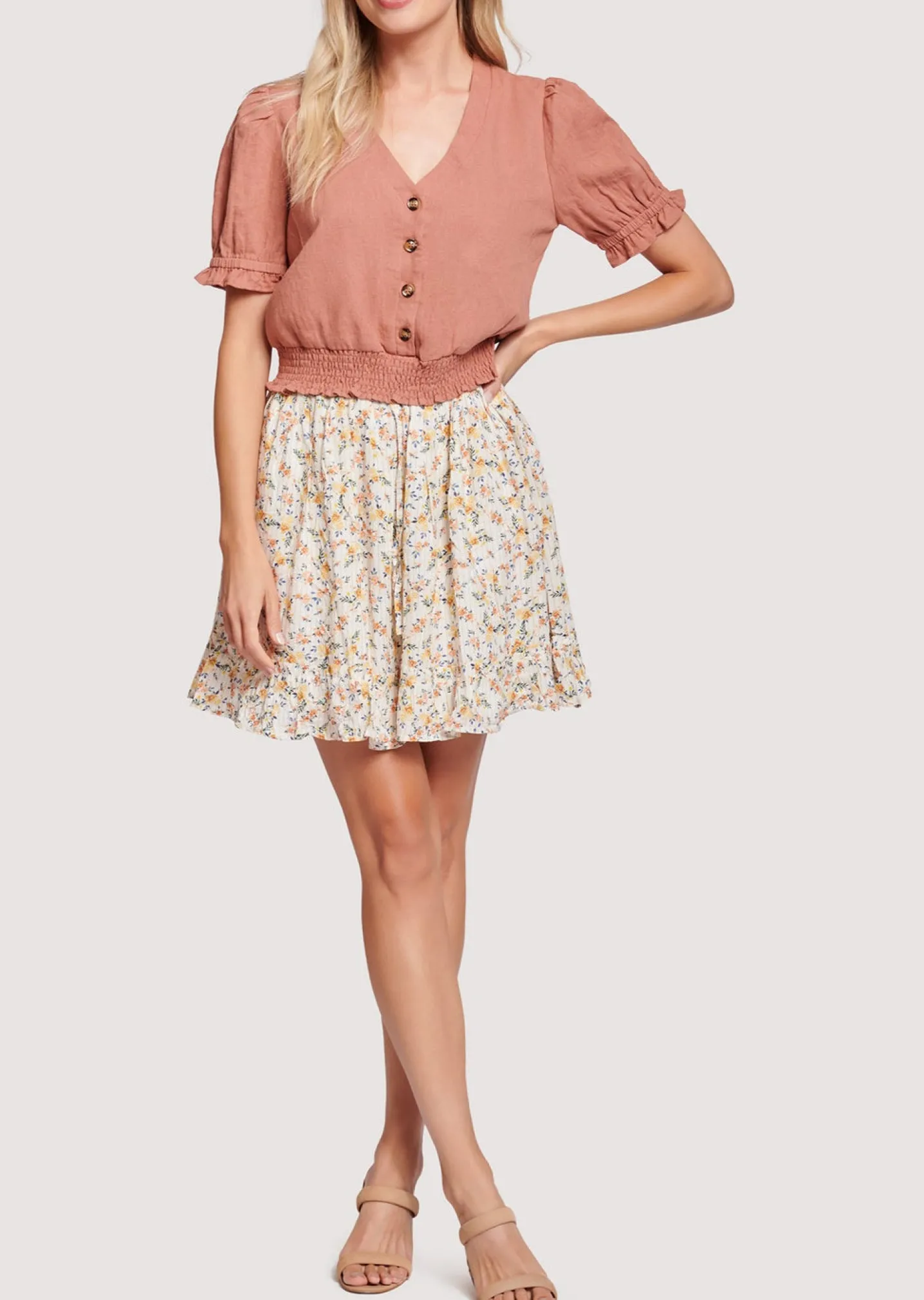 Lost + Wander Skirts*Floral Occasion Mini Skirt