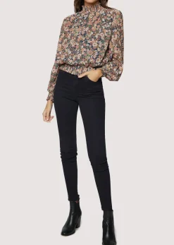 Lost + Wander Tops*Flower Power Top NAVY-FLORAL