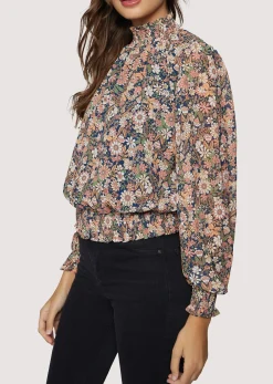 Lost + Wander Tops*Flower Power Top NAVY-FLORAL