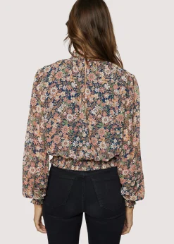 Lost + Wander Tops*Flower Power Top NAVY-FLORAL