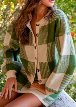 Lost + Wander Sweaters*Forest School Cardigan FOREST GINGHAM