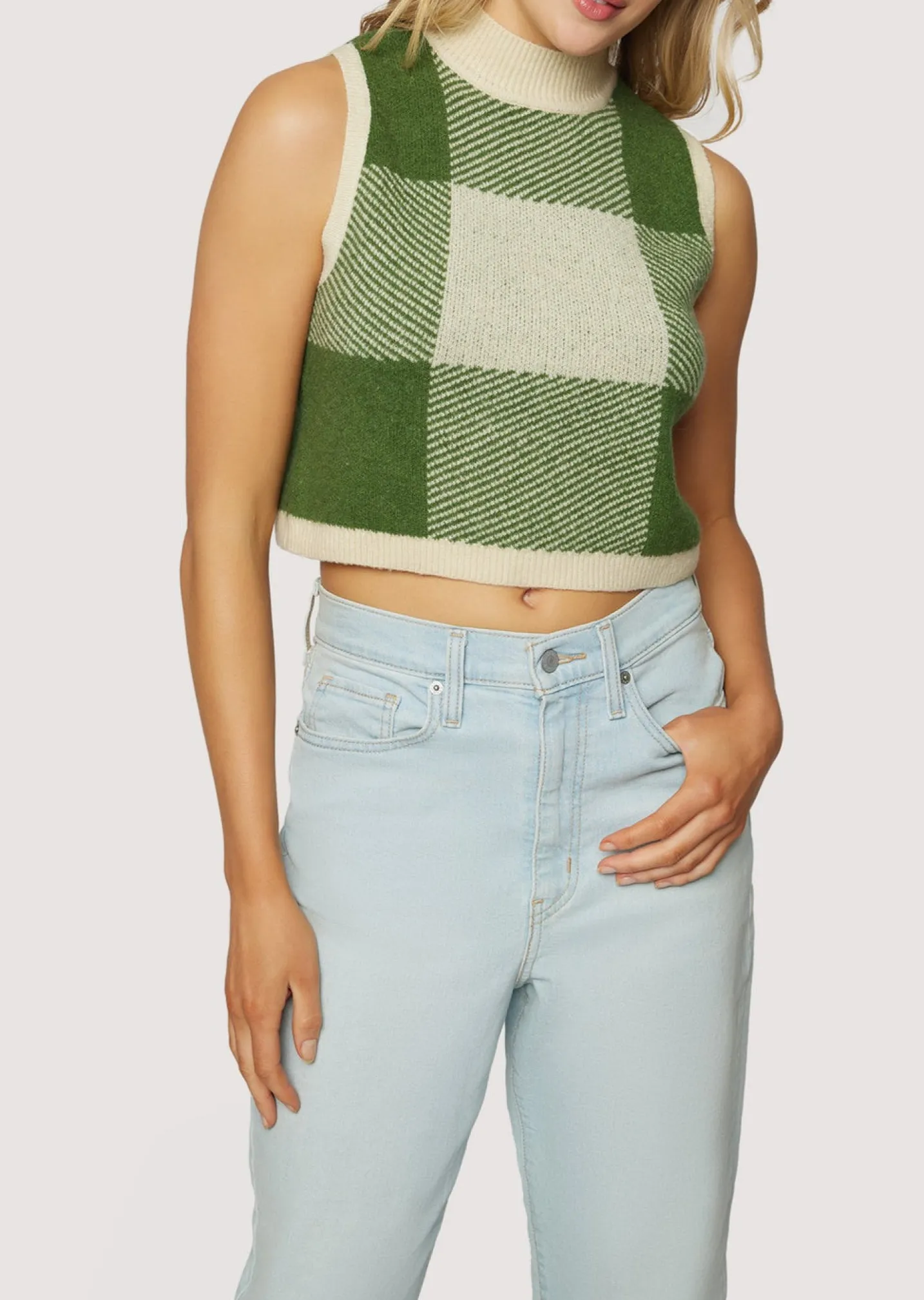 Lost + Wander Sets*Forest School Crop Top FOREST GINGHAM
