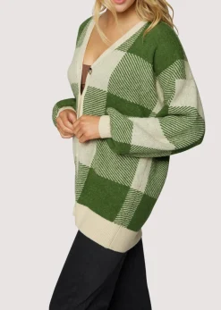 Lost + Wander Outerwear*Forest School Long Cardigan FOREST GINGHAM