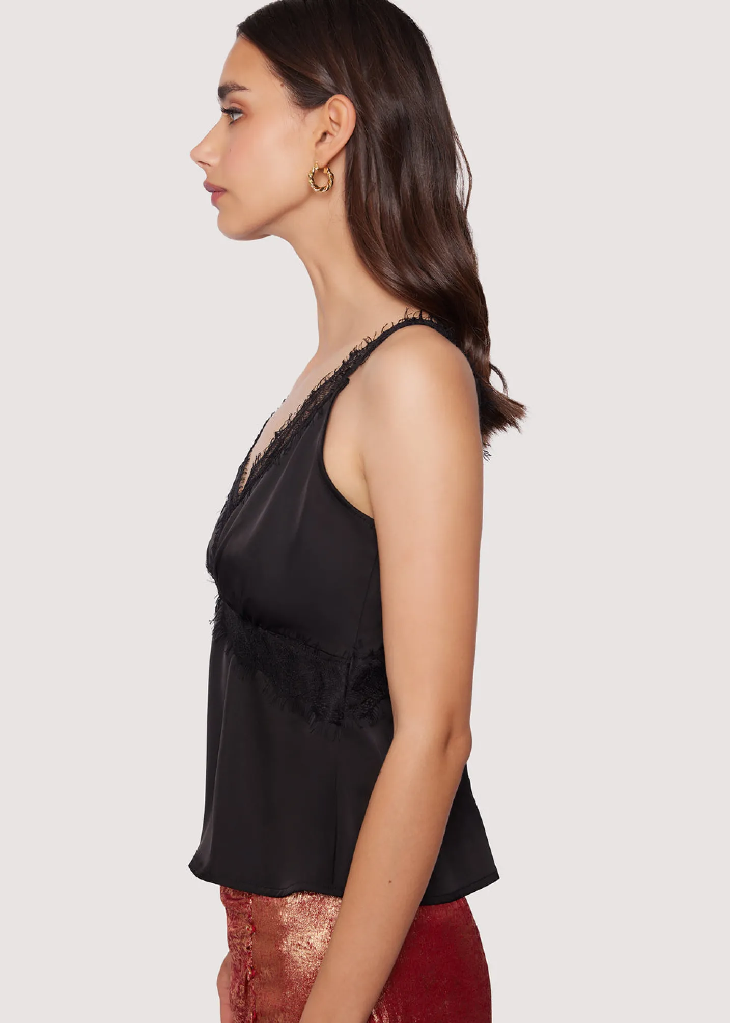 Lost + Wander Tops*Genesis Lace Top BLACK