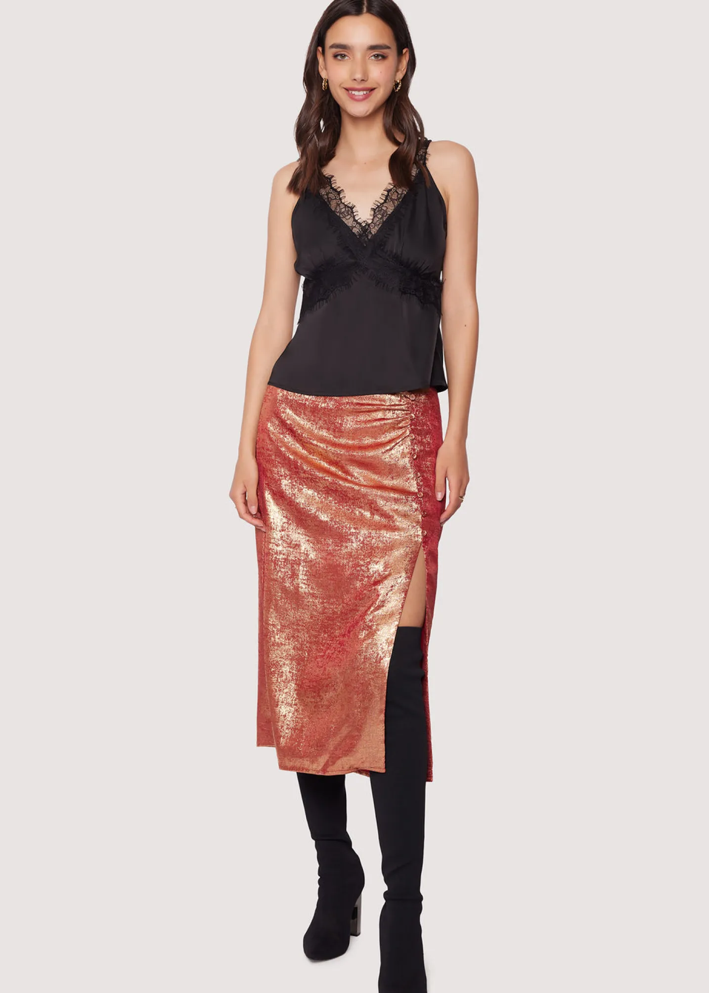 Lost + Wander Tops*Genesis Lace Top BLACK